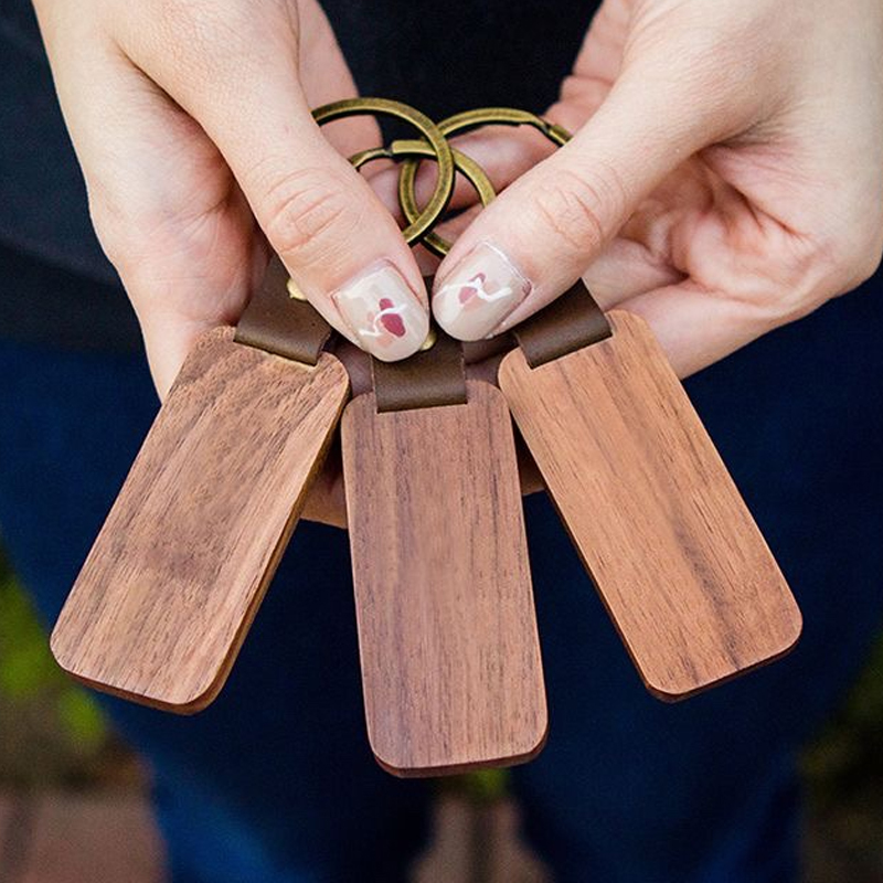 5-100pcs Chaveiros de Madeira  - Wood Ring Blank avaliação e preço