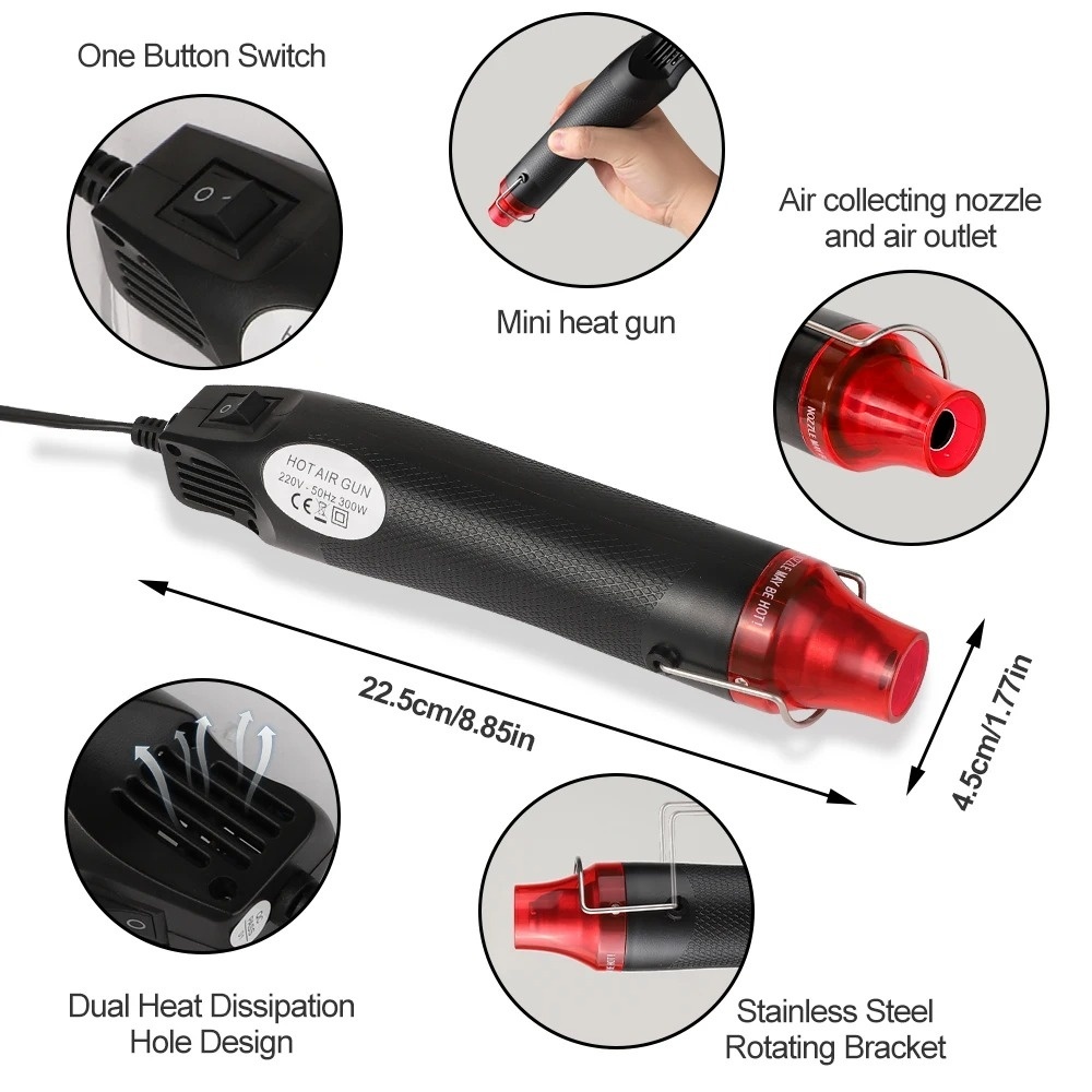 Mini soprador de ar quente elé - Heat Gun Small avaliação e preço