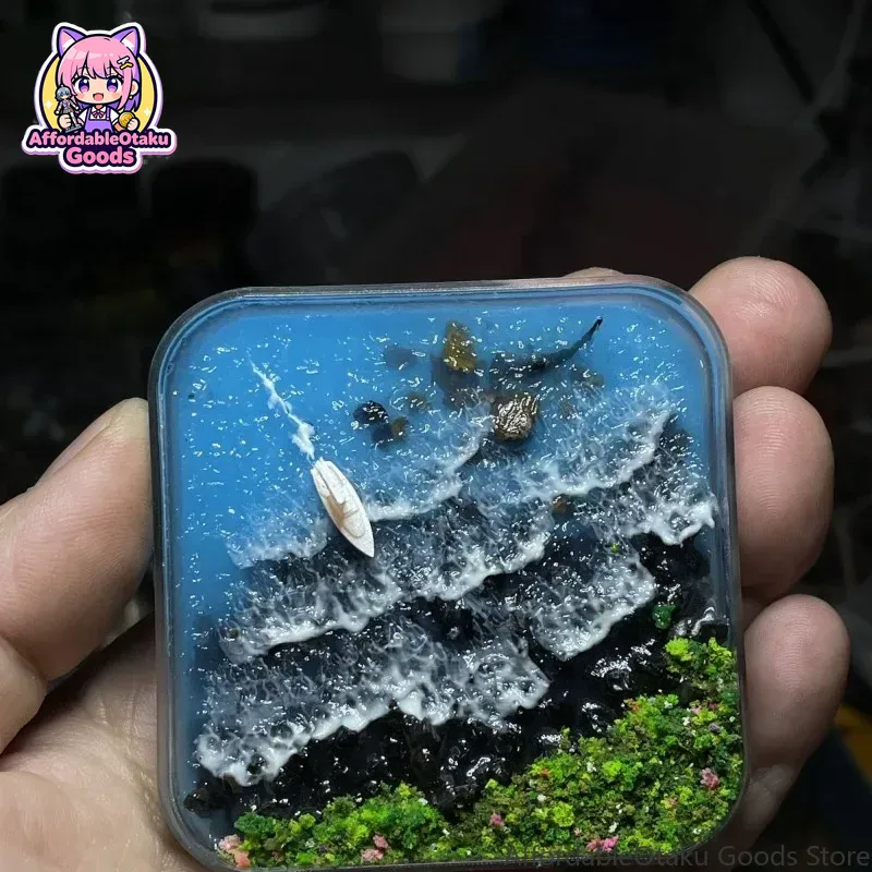 Arte em Resina de Cena de Peix - Resin Crafts Diy avaliação e preço
